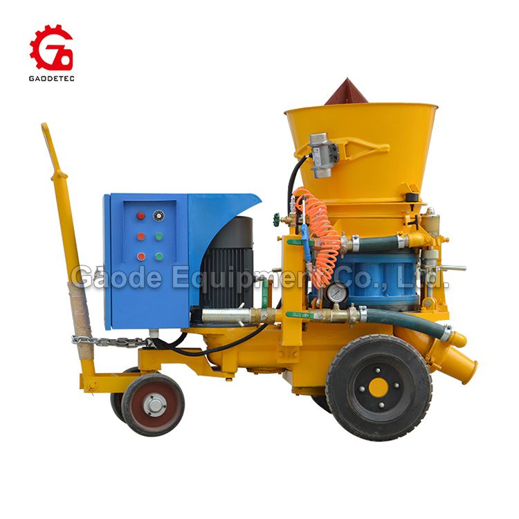 GAODETEC GZ-5ER Low Dust Refractory Gunning Machine With 5.5Kw Motor